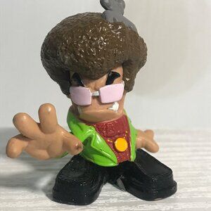 Tech Deck Dudes Dr. Digit Skateboard Guy Funky Afro Character Toy Figure Green